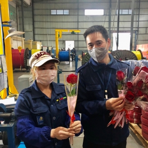 董事長的心意女神們收到啦——祝三八節(jié)快樂！