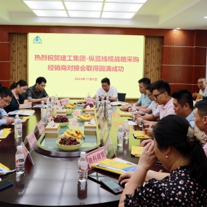 眾志成城 同創(chuàng)共贏——建工集團、縱覽線纜戰(zhàn)略采購經銷商對接交流會 ... ... ...